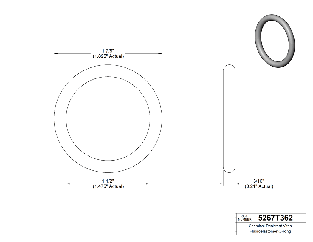 Technical drawing - 5267T362
